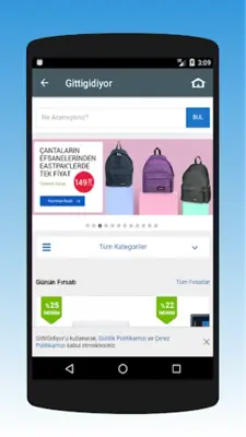 Online Shopping Turkey android App screenshot 0